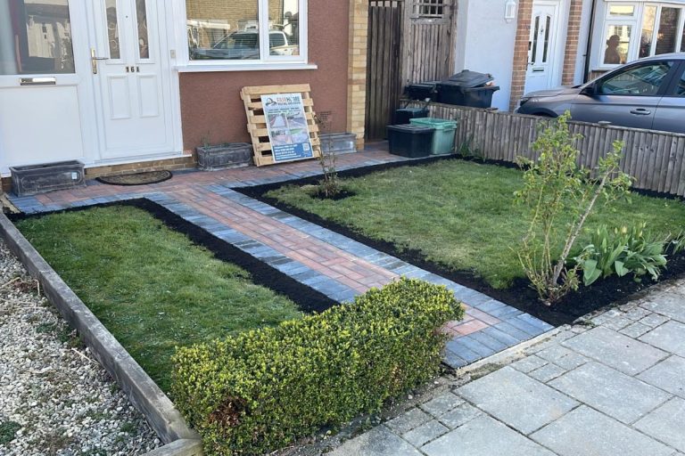 Block Paved Entrance Pathway and Patio Area in Beckenham