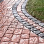 Tegula paving on driveway in bromley